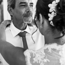 photographe mariage Thiez Cindy et son papa